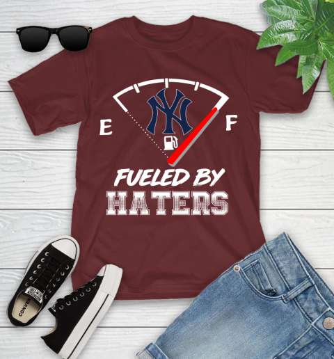 New York Yankees MLB Baseball Fueled By Haters Sports Youth T-Shirt 14