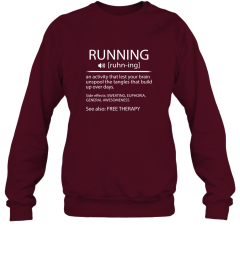 Funny Running Shirt Definition Running Noun Shirt Runner Running Workout Gifts Sweatshirt