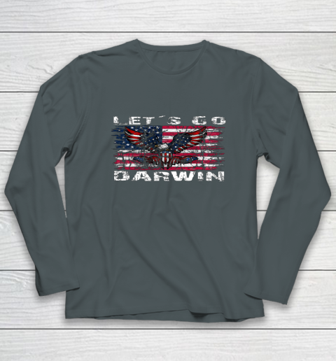 Let's go Darwin America Flag Eagle Long Sleeve T-Shirt 4