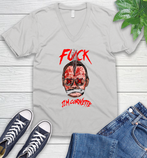 Fuck Jim Cornette V-Neck T-Shirt