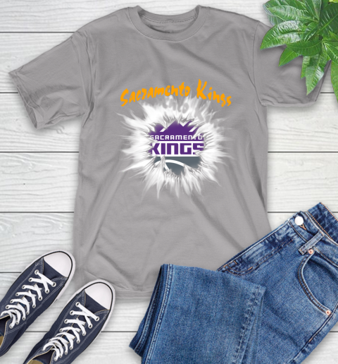 Sacramento Kings NBA Basketball Rip Sports T-Shirt 6