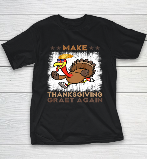 Make Thanksgiving Great Again Trump Holiday Turkey 2024 Youth T-Shirt