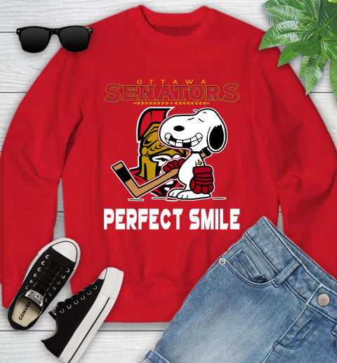 NHL New York Rangers Snoopy Perfect Smile The Peanuts Movie Hockey T Shirt Youth Sweatshirt 8