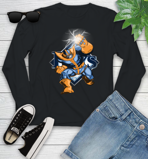 Tampa Bay Rays MLB Baseball Thanos Avengers Infinity War Marvel Youth Long Sleeve