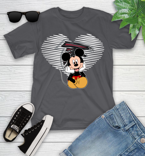 NFL Atlanta Falcons The Heart Mickey Mouse Disney Football T Shirt_000 Youth T-Shirt 6