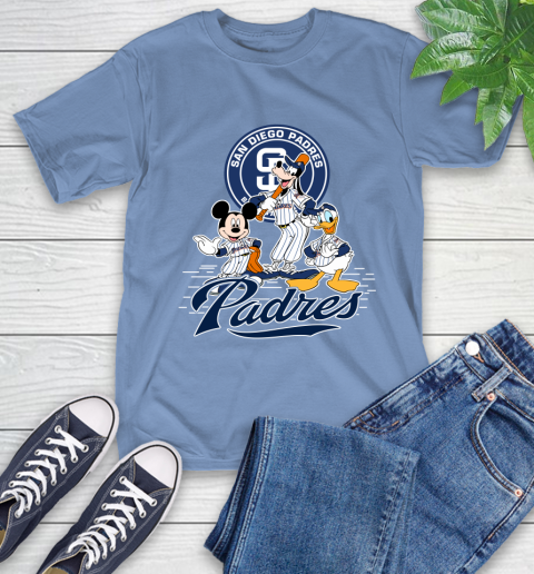 MLB San Diego Padres Mickey Mouse Donald Duck Goofy Baseball T Shirt T-Shirt 12