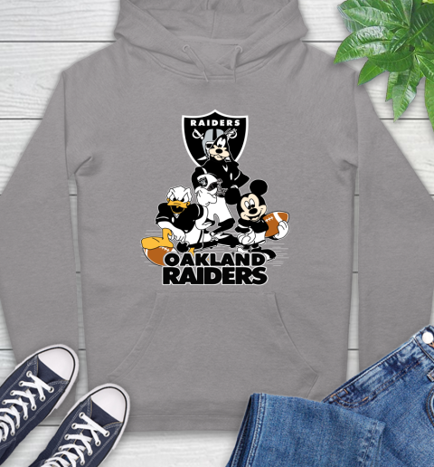 NFL Oakland Raiders Mickey Mouse Donald Duck Goofy Football Shirt Hoodie