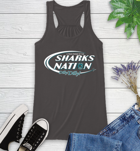 NHL A True Friend Of The San Jose Sharks Dilly Dilly Hockey Sports Racerback Tank 11