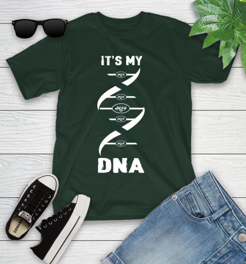New York Jets NFL Football It's My DNA Sports (1) Youth T-Shirt 5