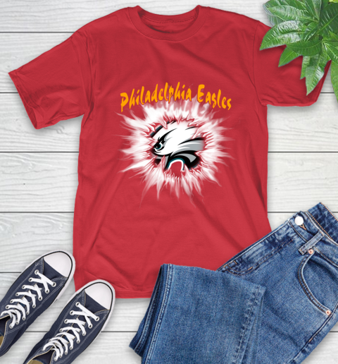 Philadelphia Eagles NFL Football Adoring Fan Rip Sports T-Shirt 11