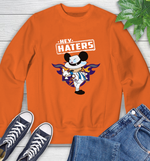 NBA Hey Haters Mickey Basketball Sports Phoenix Suns Sweatshirt 3