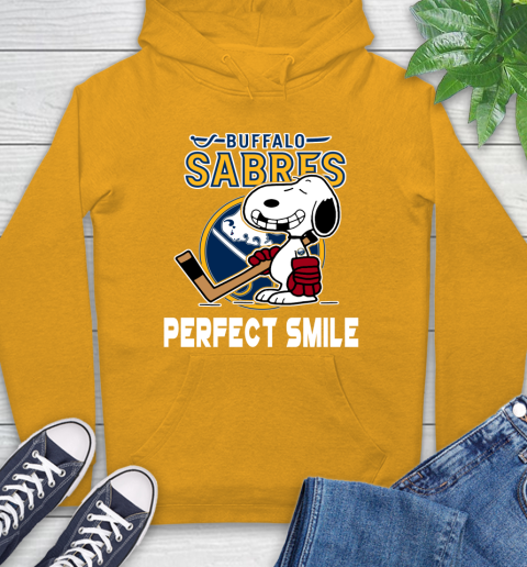 NHL Buffalo Sabres Snoopy Perfect Smile The Peanuts Movie Hockey T Shirt Hoodie 2