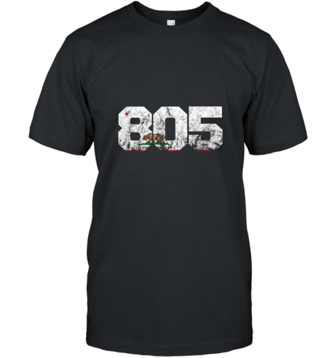 Area Code 805 Hoodie  Santa Barbara California ah my shirt T-Shirt