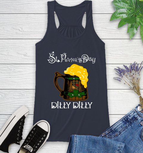 NHL New York Rangers St Patrick's Day Dilly Dilly Beer Hockey Sports Racerback Tank 10