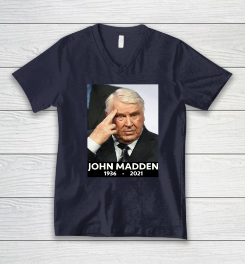John Madden 1936  2021 V-Neck T-Shirt 2