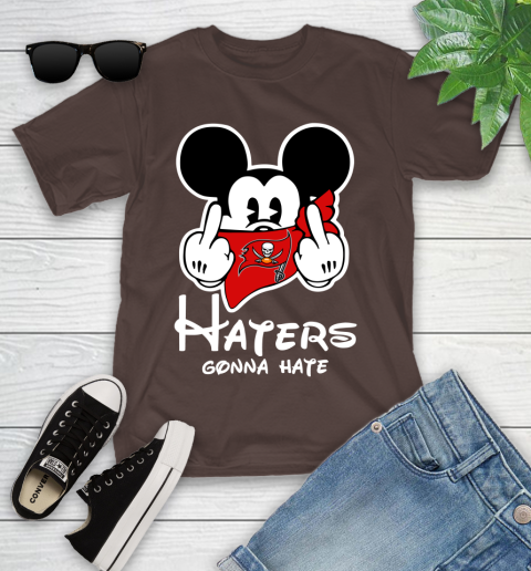 NFL Tampa Bay Buccaneers Haters Gonna Hate Mickey Mouse Disney Football T Shirt_000 Youth T-Shirt 7