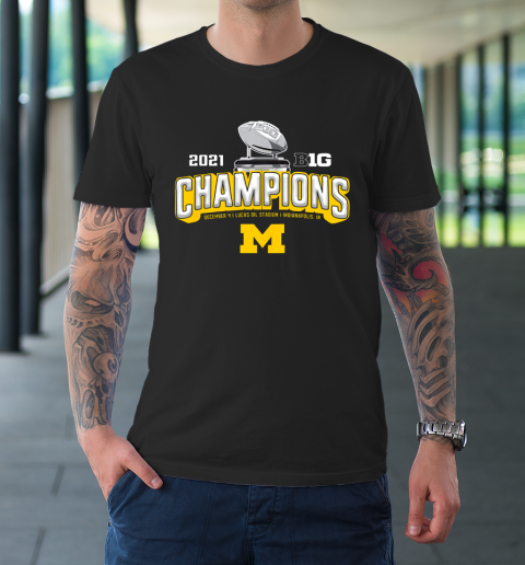 Michigan Big Ten 2021 East Division Champions T-Shirt