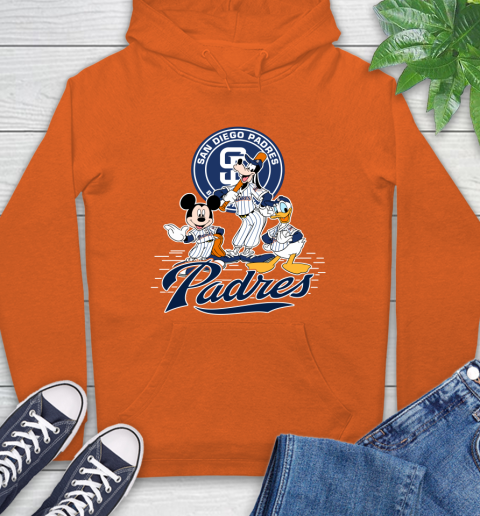 MLB San Diego Padres Mickey Mouse Donald Duck Goofy Baseball T Shirt Hoodie 4