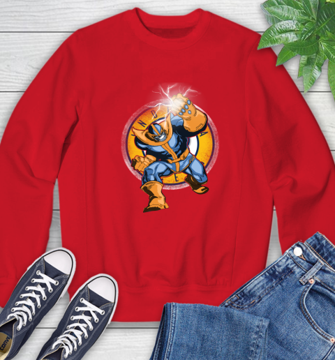Indiana Pacers NBA Basketball Thanos Avengers Infinity War Marvel Sweatshirt 10