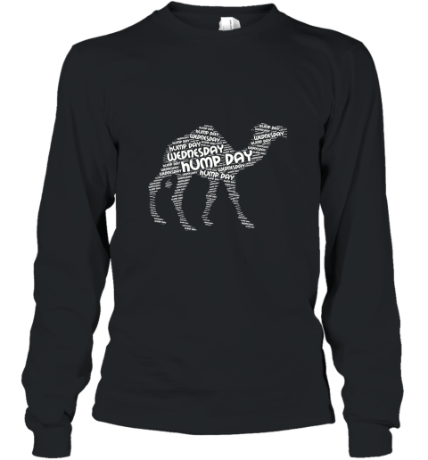 Wednesday Hump Day Shirt Funny Camel Graphic T Shirt Long Sleeve