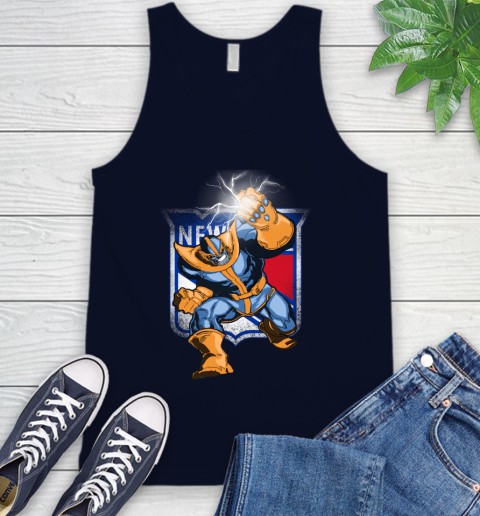 New York Rangers NHL Hockey Thanos Avengers Infinity War Marvel Tank Top 2