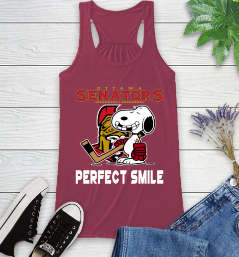 NHL New York Rangers Snoopy Perfect Smile The Peanuts Movie Hockey T Shirt Racerback Tank 7