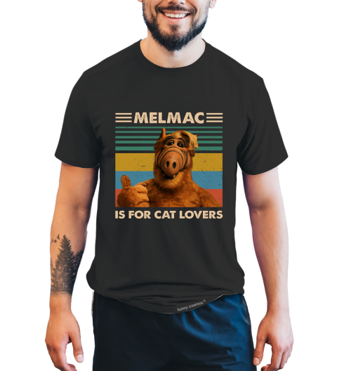 ALF Vintage T Shirt, ALF Character T Shirt, Melmac Is For Cat Lovers Shirt