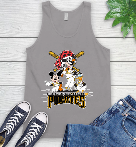 MLB Pittsburgh Pirates Mickey Mouse Donald Duck Goofy Baseball T Shirt Tank Top 3