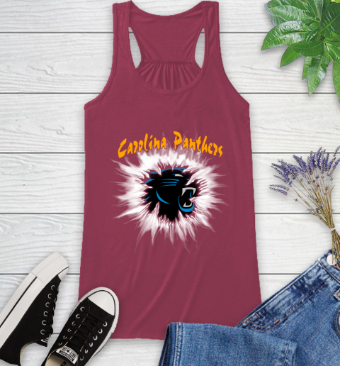 Carolina Panthers NFL Football Adoring Fan Rip Sports Racerback Tank 7