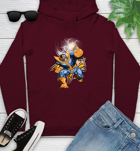 Minnesota Vikings NFL Football Thanos Avengers Infinity War Marvel Youth Hoodie 7