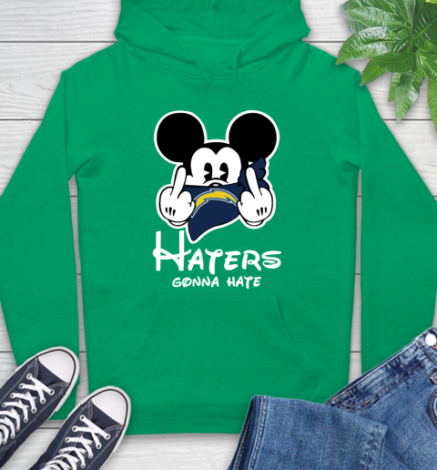 NFL Los Angeles Chargers Haters Gonna Hate Mickey Mouse Disney Football T Shirt Hoodie 8