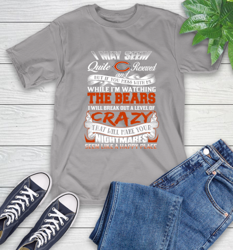 Chicago Bears NFL Football Don't Mess With Me While I'm Watching My Team T-Shirt 6