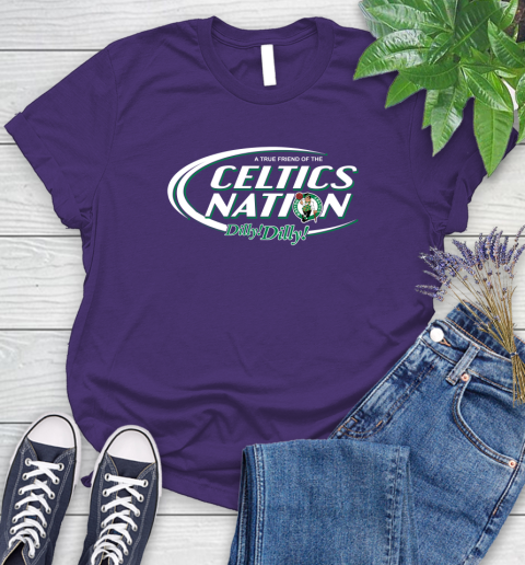 NBA A True Friend Of The Boston Celtics Dilly Dilly Basketball Sports Women's T-Shirt 4