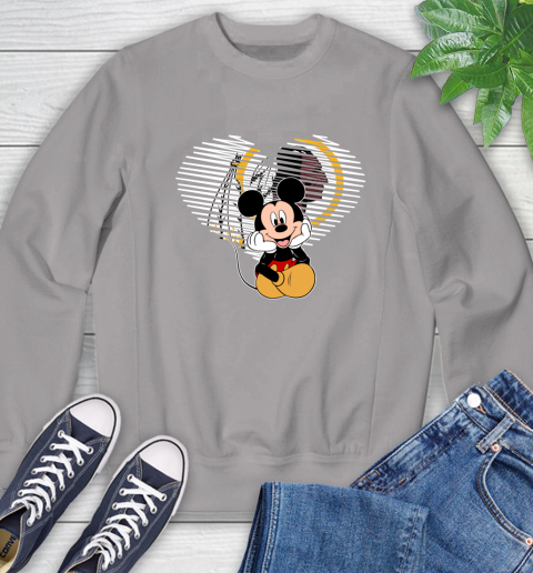 NFL Washington Redskins The Heart Mickey Mouse Disney Football T Shirt_000 Sweatshirt 5
