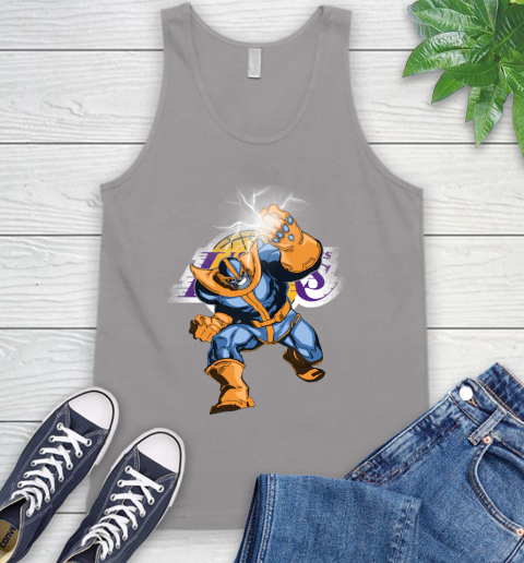 Los Angeles Lakers NBA Basketball Thanos Avengers Infinity War Marvel Tank Top