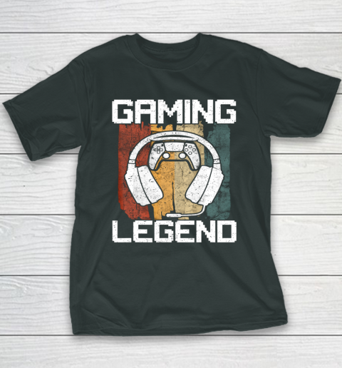 Gaming Legend PC Gamer Video Games Vintage Youth T-Shirt 12