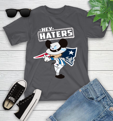 NFL Hey Haters Mickey Football Sports New England Patriots Youth T-Shirt 6