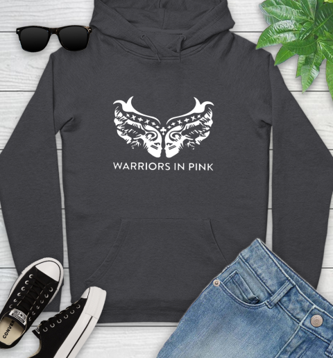 Ford cares warriors in pink shirt Youth Hoodie 8