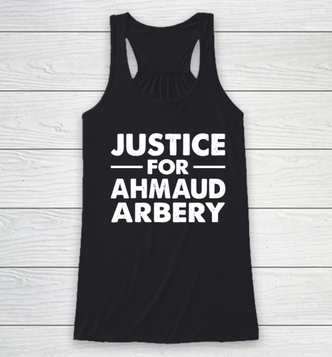 Justice For Ahmaud Arbery Racerback Tank