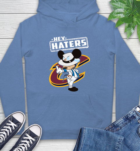 NBA Hey Haters Mickey Basketball Sports Cleveland Cavaliers Hoodie 11