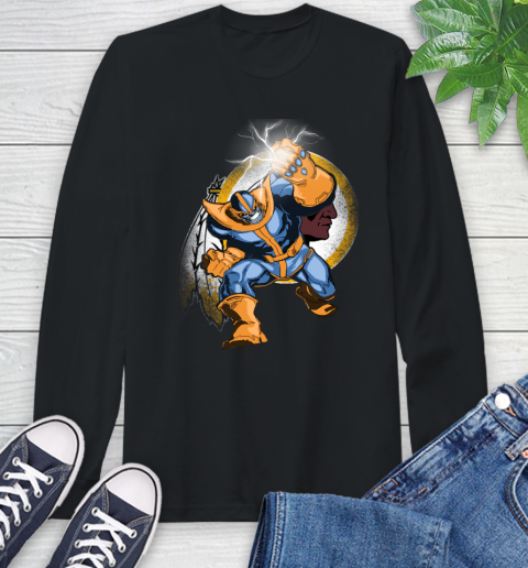Washington Redskins NFL Football Thanos Avengers Infinity War Marvel Long Sleeve T-Shirt