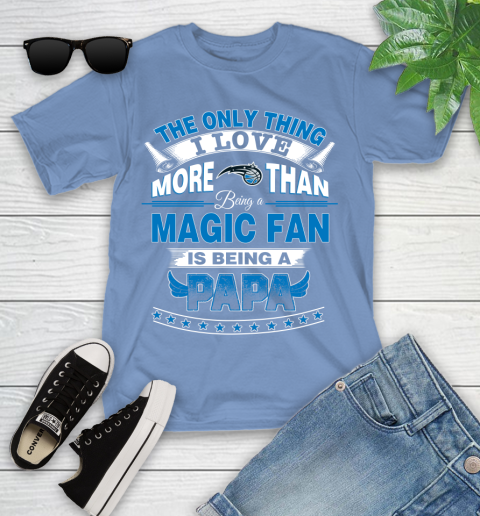 NBA The Only Thing I Love More Than Being A Orlando Magic Fan Is Being A Papa Basketball Youth T-Shirt 15