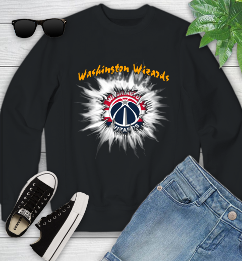 Washington Wizards NBA Basketball Rip Sports Youth Sweatshirt