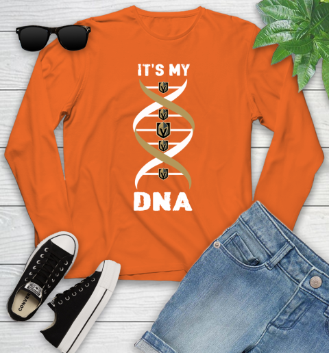 Vegas Golden Knights NHL Hockey It's My DNA Sports Youth Long Sleeve 3