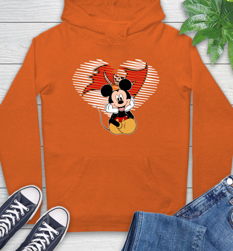 NFL Tampa Bay Buccaneers The Heart Mickey Mouse Disney Football T Shirt_000 Hoodie 4