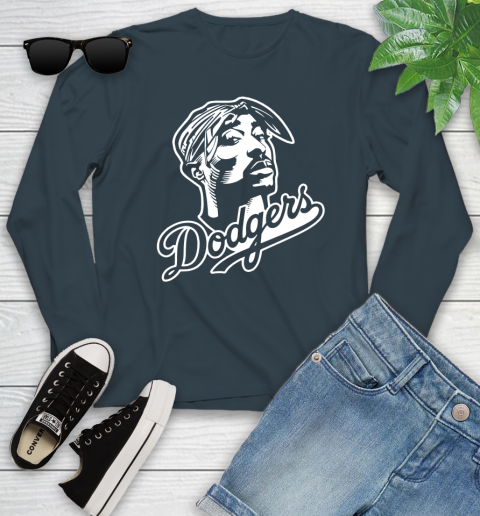 Tupac Dodgers Youth Long Sleeve 9