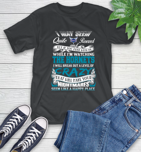 Charlotte Hornets NBA Basketball Don't Mess With Me While I'm Watching My Team T-Shirt