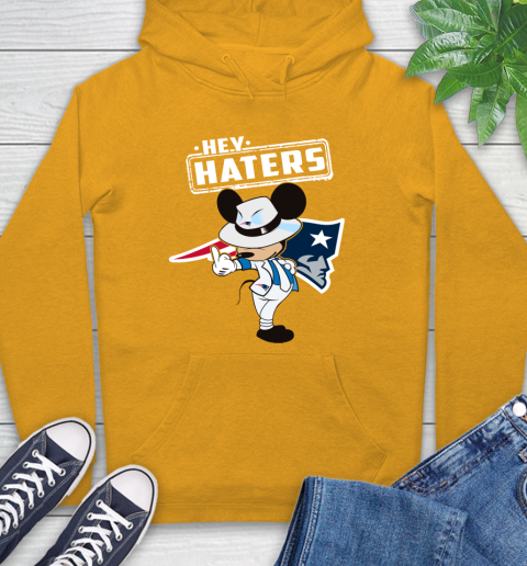 NFL Hey Haters Mickey Football Sports New England Patriots Hoodie 2