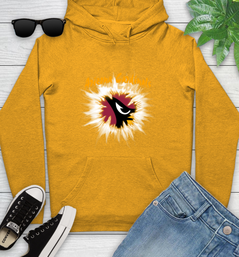 Arizona Cardinals NFL Football Adoring Fan Rip Sports Youth Hoodie 2