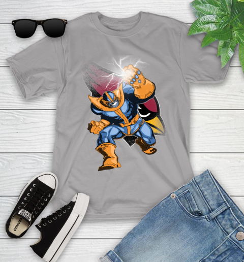 Arizona Cardinals NFL Football Thanos Avengers Infinity War Marvel Youth T-Shirt 4